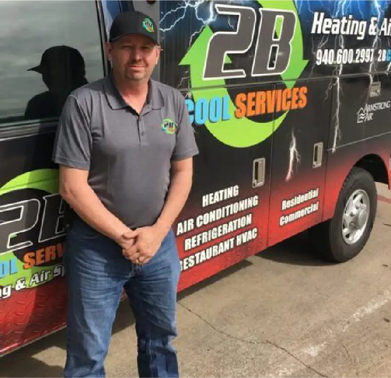 2B COOL Services, LLC technician in Lake Dallas, TX